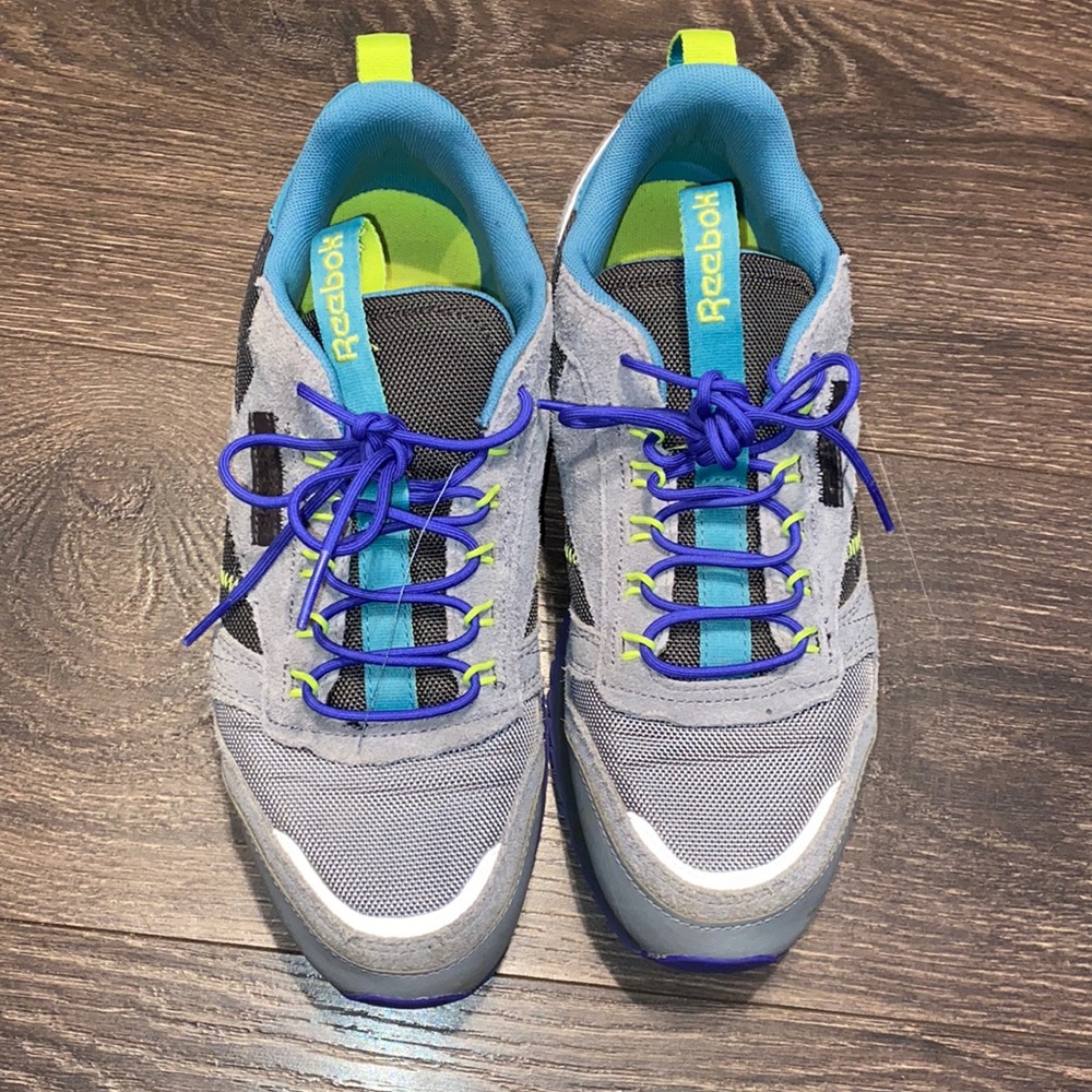 Lime, aqua, & indigo